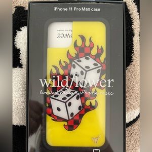 iPhone, 11 Pro Max wildflower, Dice fire case